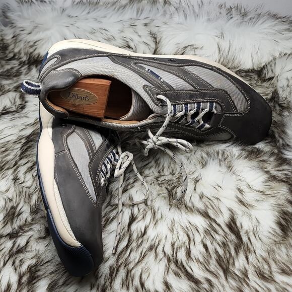 JOHNSTON & MURPHY LACE UP SHEEP SKIN SNEAKERS K04 SYSTEM SIZE 11 - Picture 16 of 16